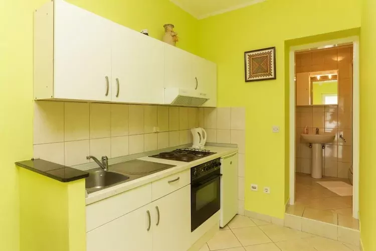 Apartments Villa Dubrovnik - Comfort Studio Apartment with Terrace and Sea View-Keuken