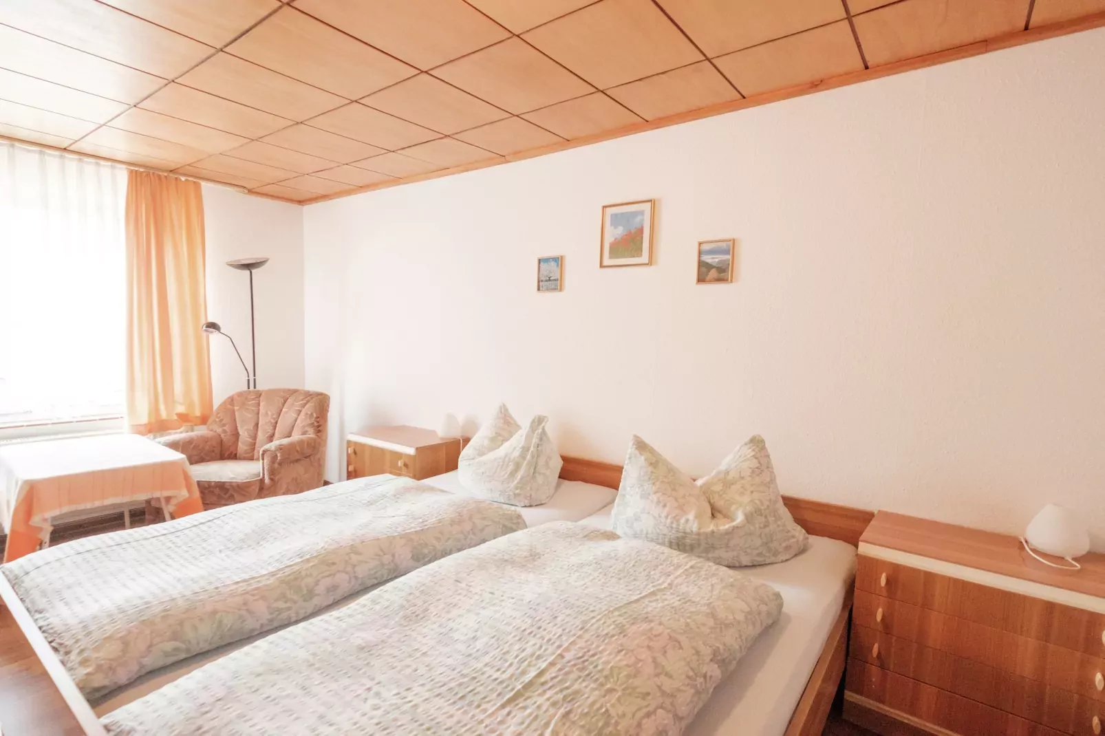 Bungalow am Suental-Slaapkamer