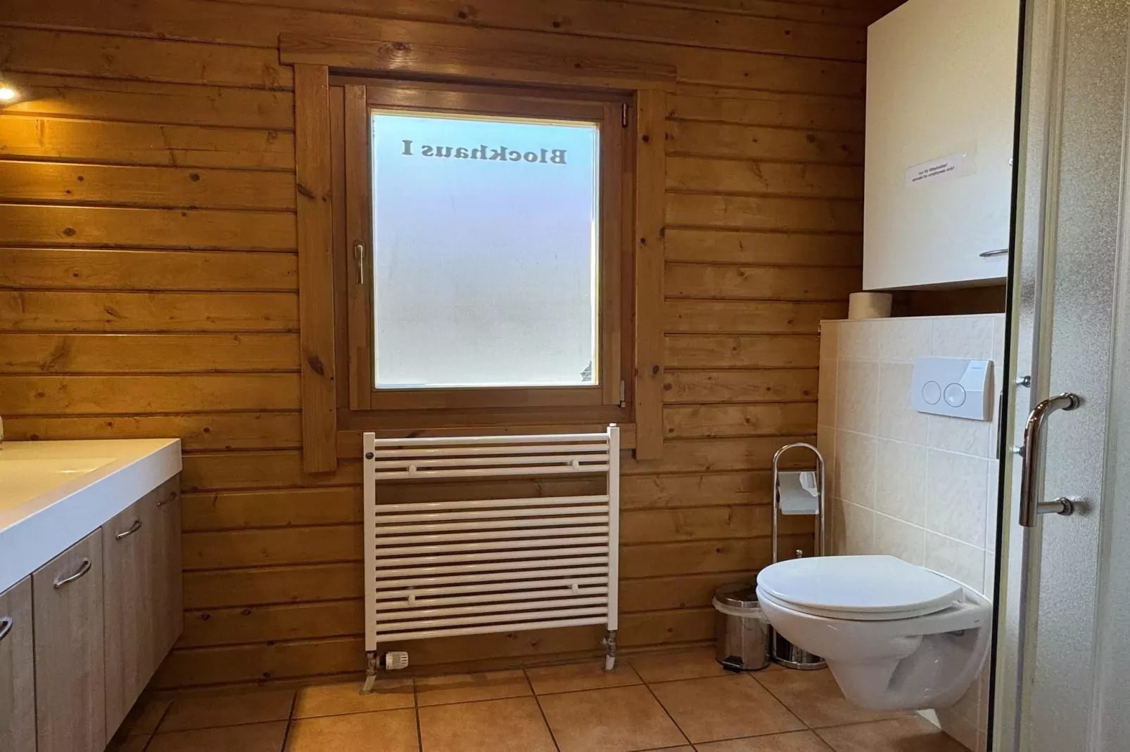 Blockhaus I-Badkamer
