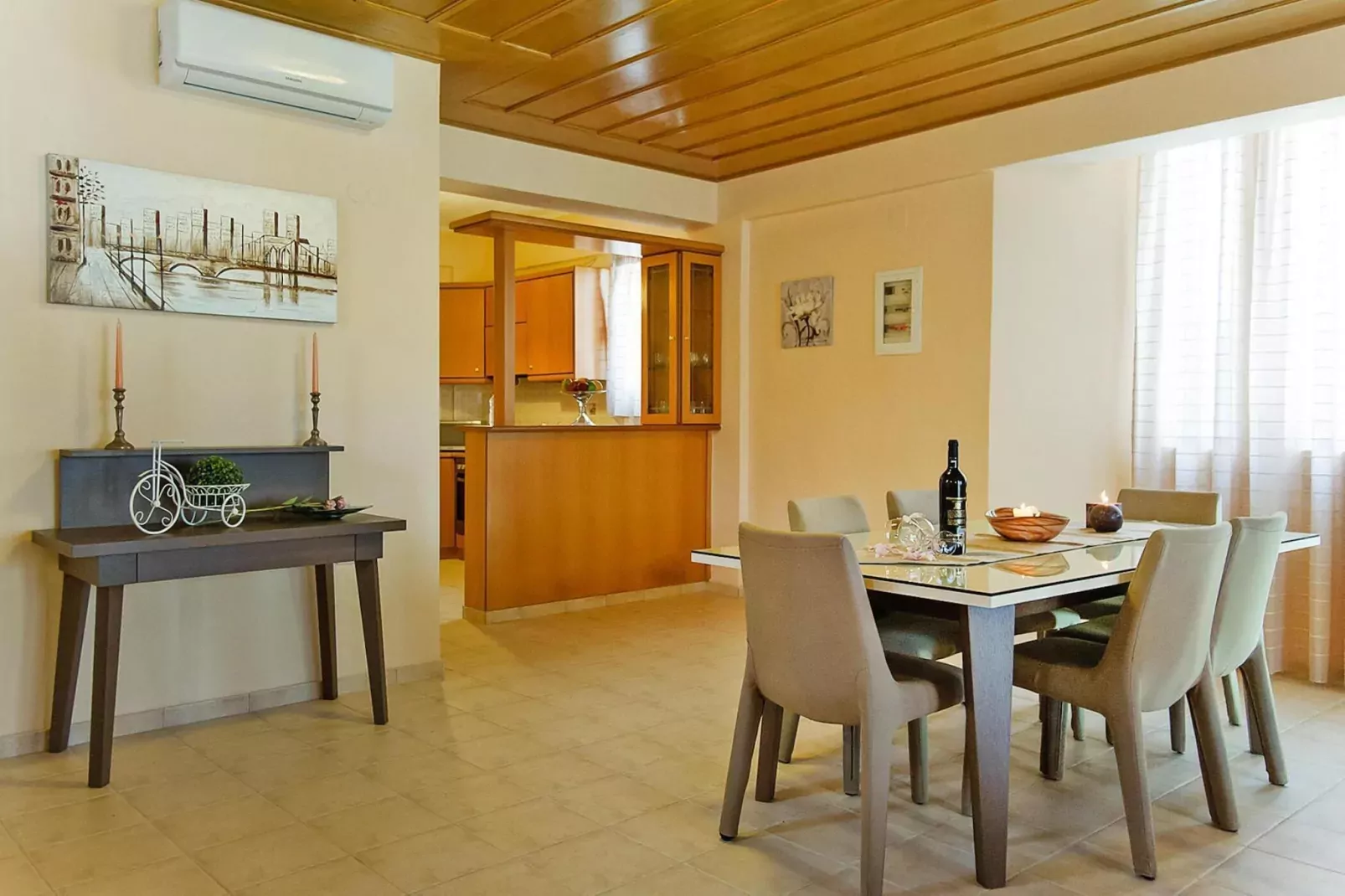Holiday home, Panormo-Villa Ortansia or Peonia-Eetkamer