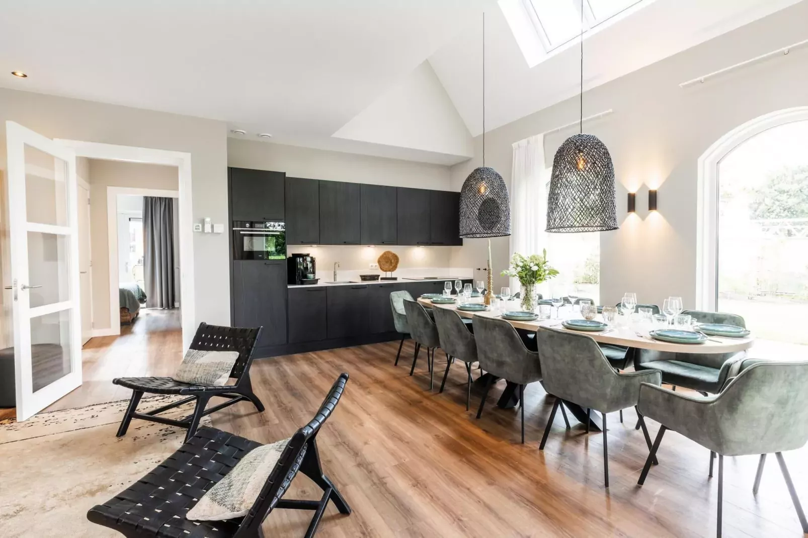 Bos Villa met Sauna  8 personen-Eetkamer