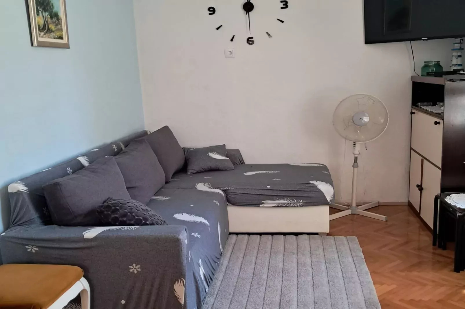 Apartments Gorana - Two Bedroom Apartment with Terrace(A1) (ST)-Woonkamer