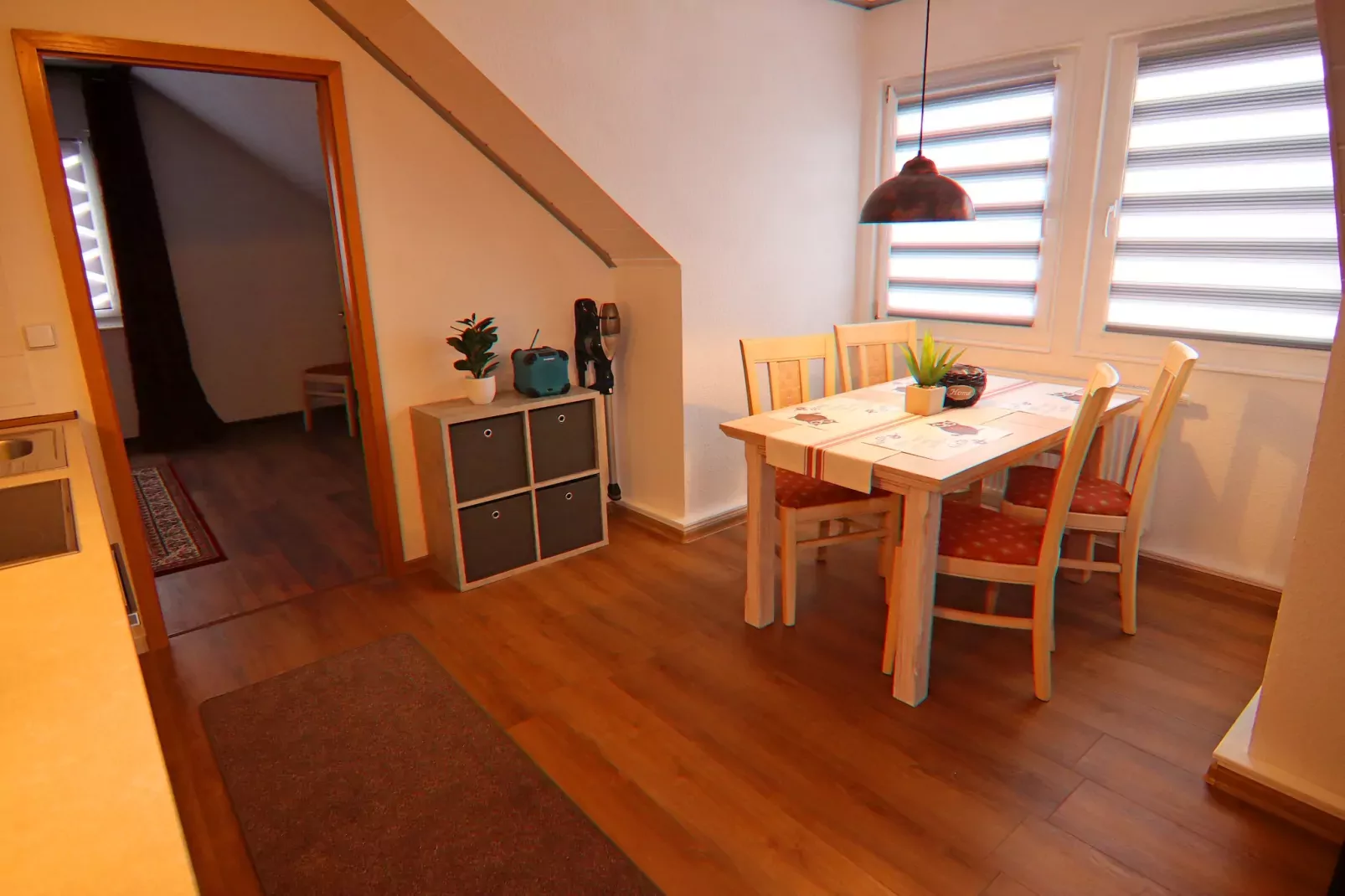 Ferienwohnung Kranichring-Eetkamer