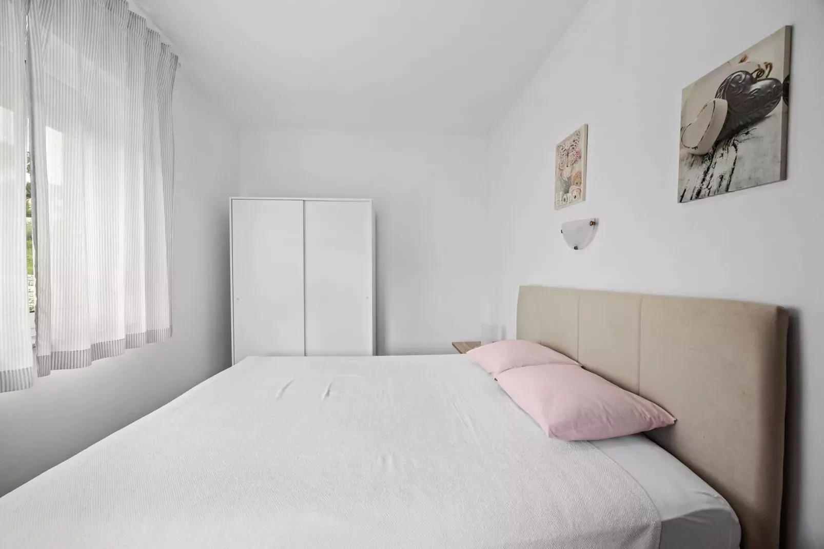 Apartments Neda - Two Bedroom Apartment Maslina-Slaapkamer