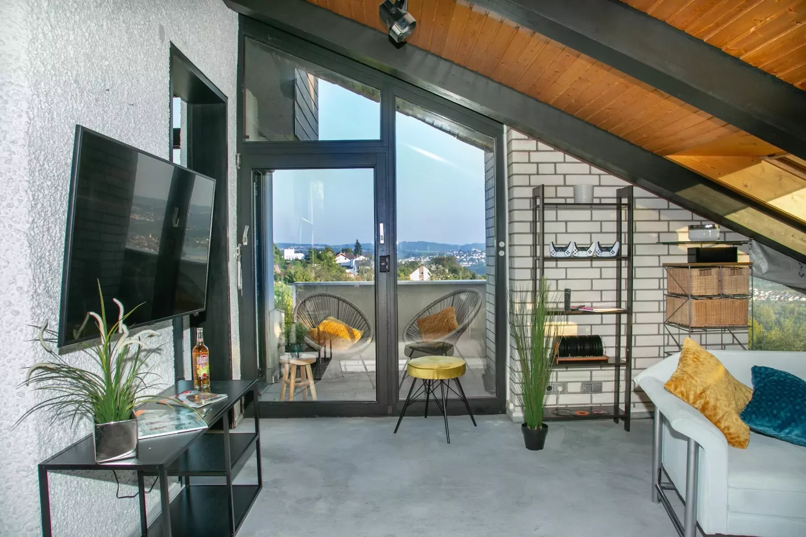 Villa Weitersburg mit indoor Pool-Slaapkamer