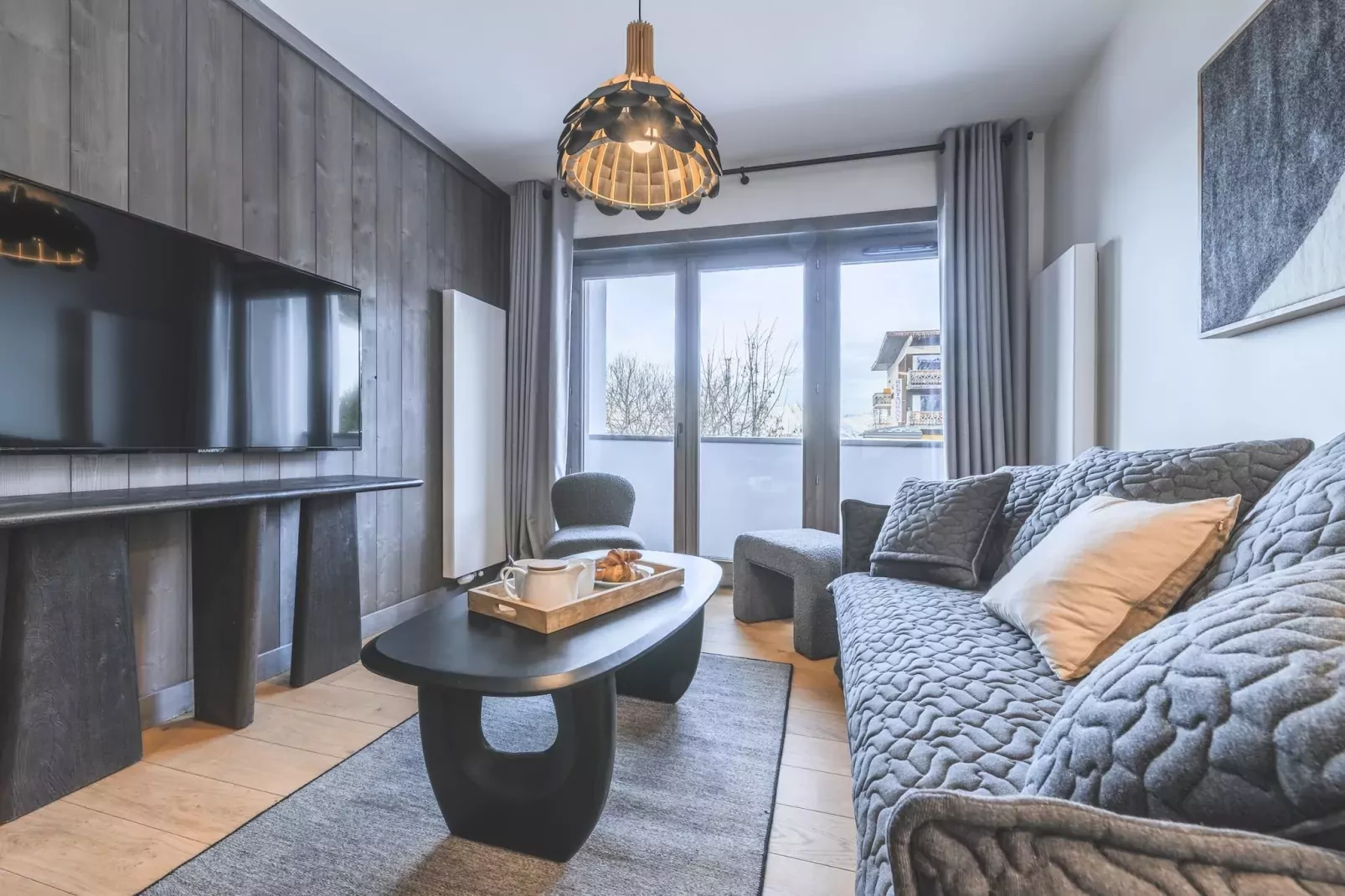 Résidence PLAN PEISEY Le Quartz -A36S-Woonkamer