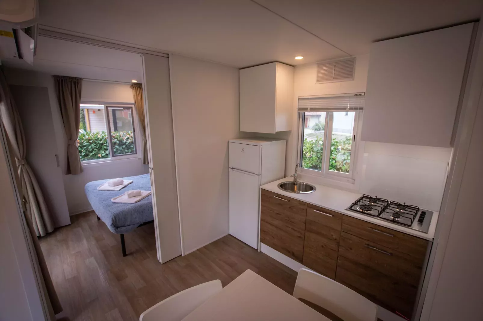 RESIDENCE ALBA VILLAGE / TWO-ROOM APT 4 PEOPLE MEZZANINE B4S-Keuken