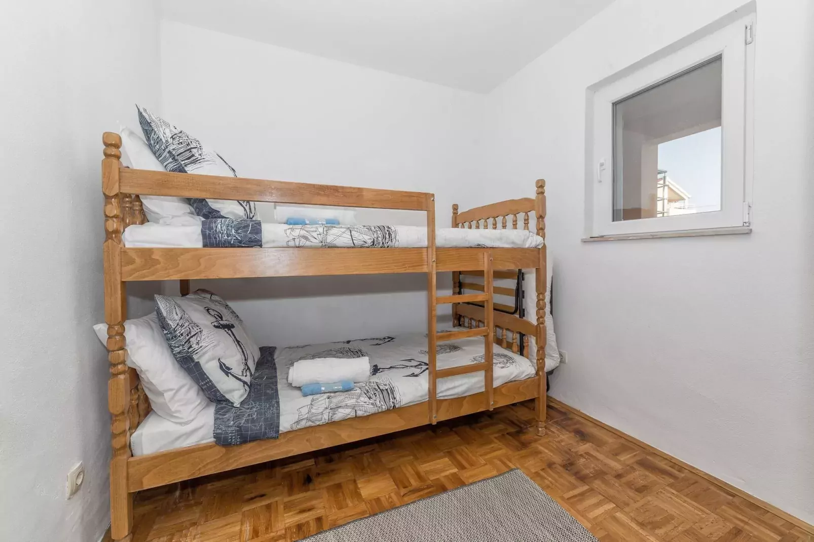 Apartments Nikol - two bedroom apartment A1-Slaapkamer