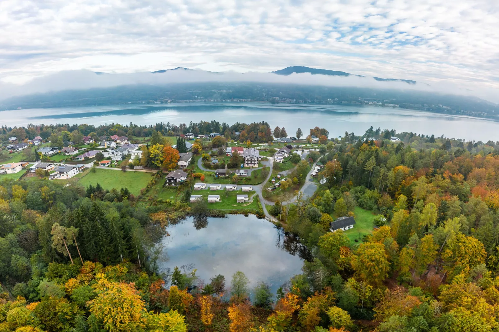 Resort Wörthersee 5-Gebieden zomer 1km