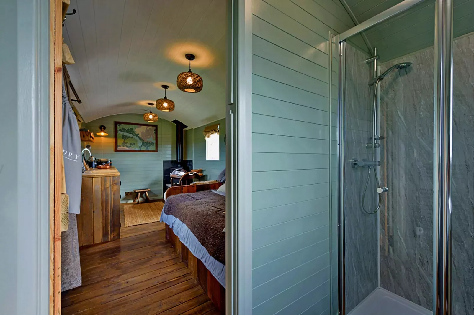 'Joan' Shepherds Hut-Badkamer