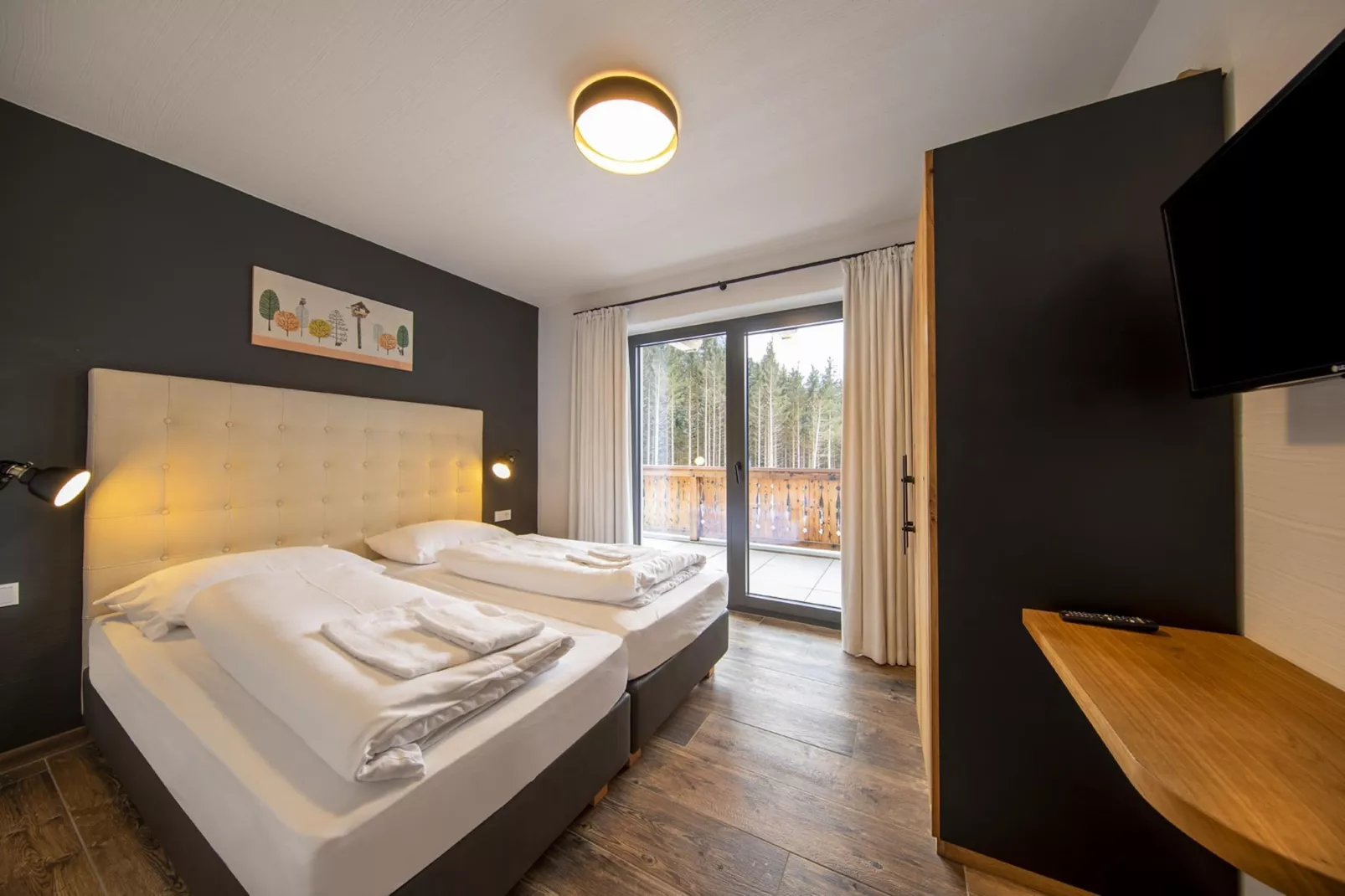 Nationalpark Chalet Daberspitze-Slaapkamer