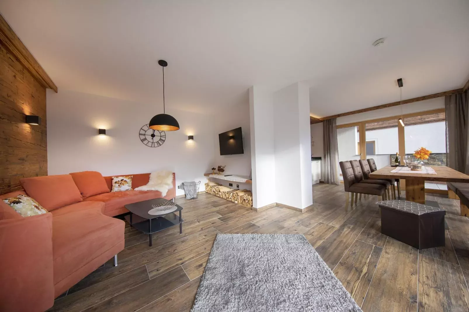Nationalpark Chalet Glockhaus-Woonkamer
