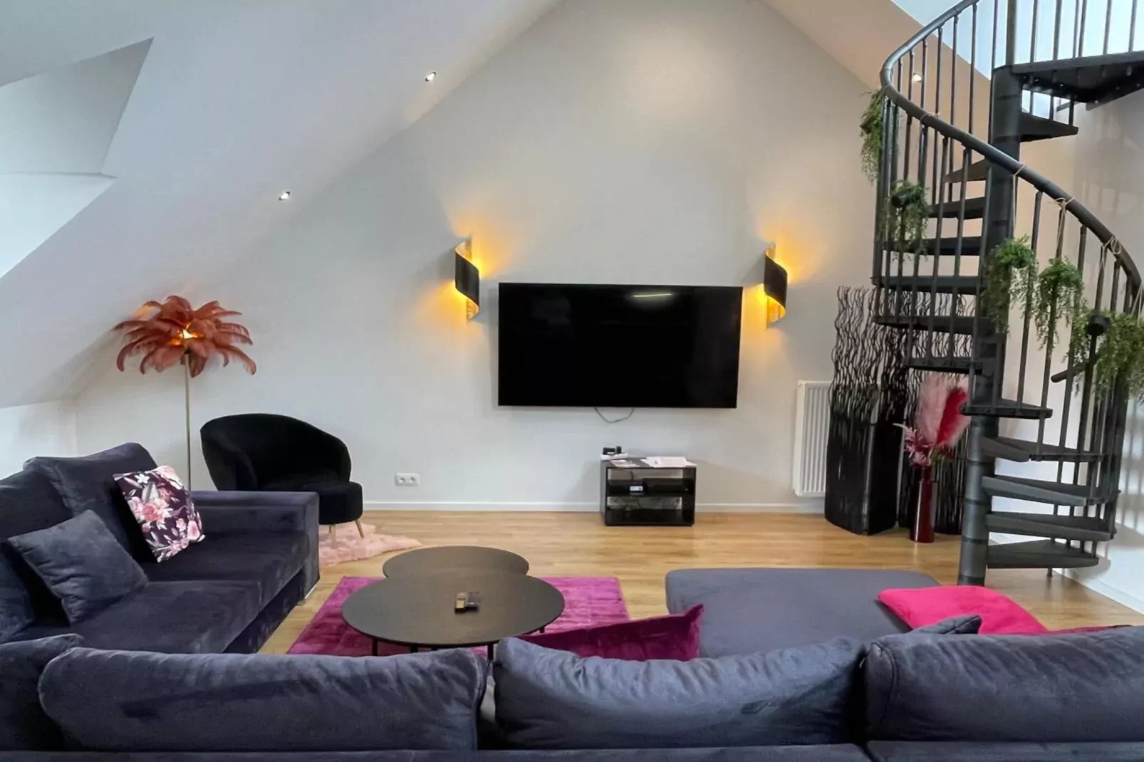 Rooftop Purple-Woonkamer