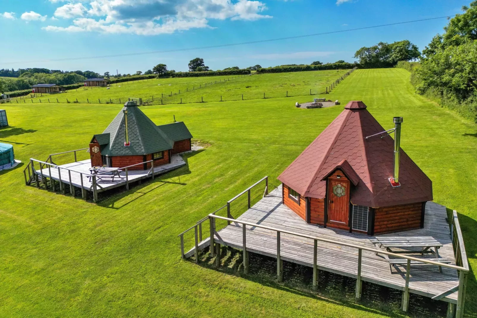 'Dartmoor' Wooden Eco-Lodge-Buitenlucht