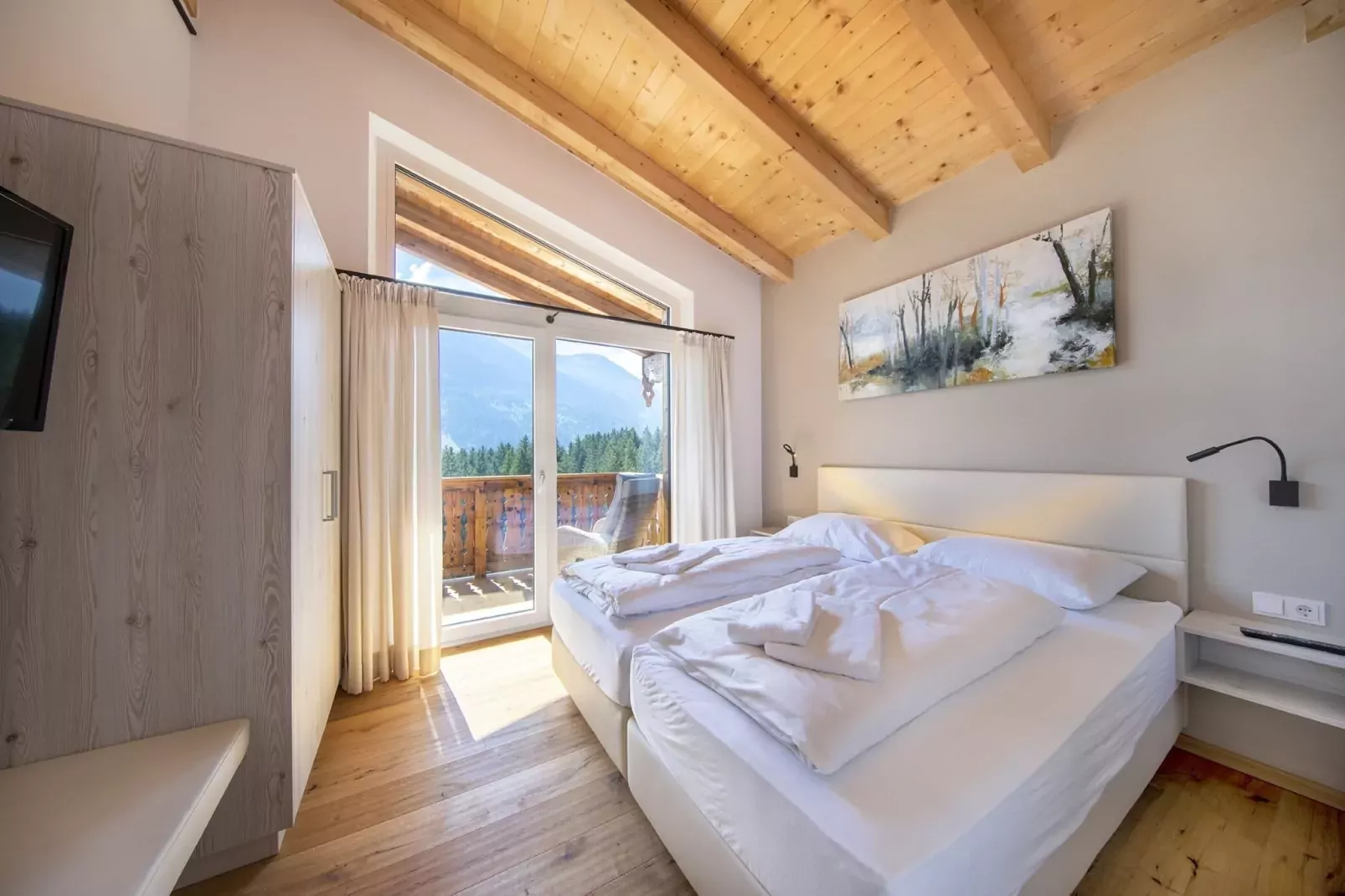 Nationalpark Chalet Pillewizer-Slaapkamer