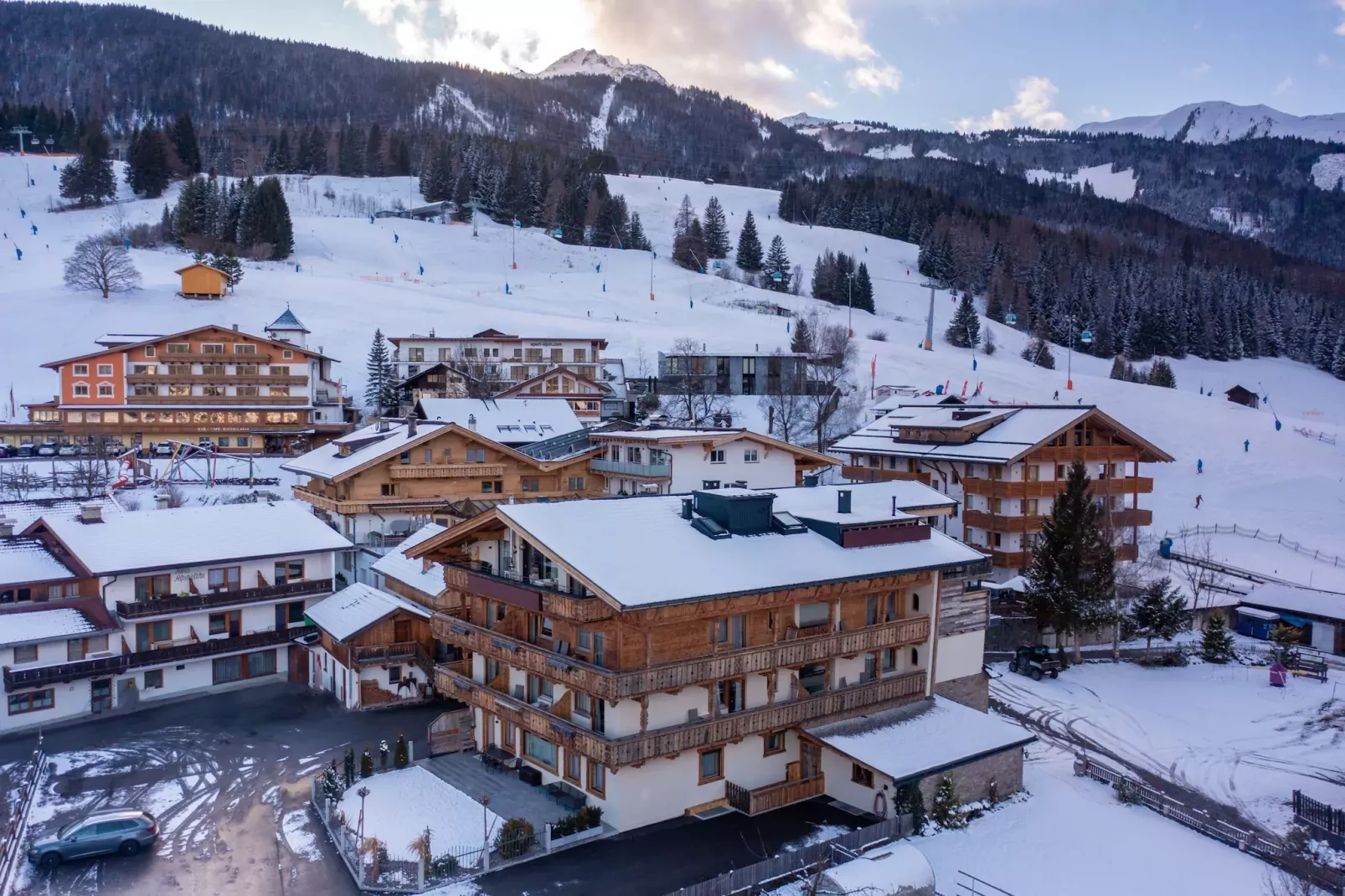 Zugspitz Suites Lermoos 4-Gebied winter 1km
