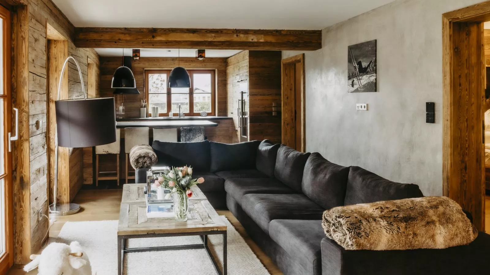 Kitz Boutique Chalet am Lift-Woonkamer