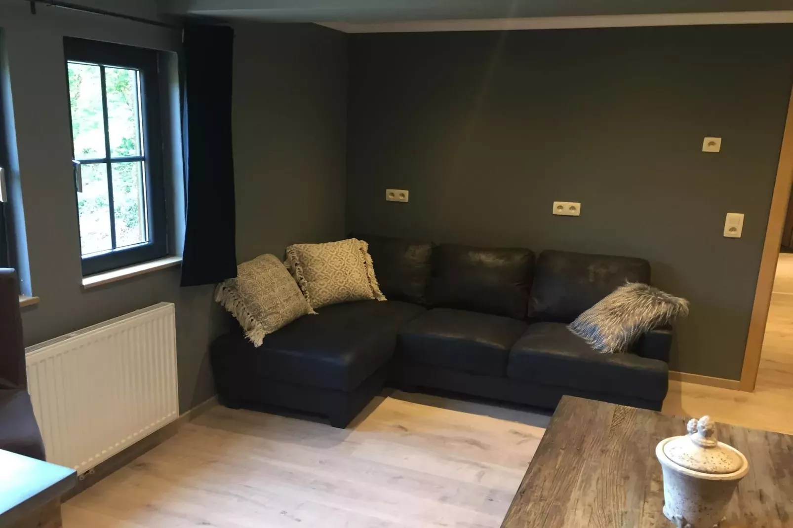 Appartement Ferme Simon-Woonkamer