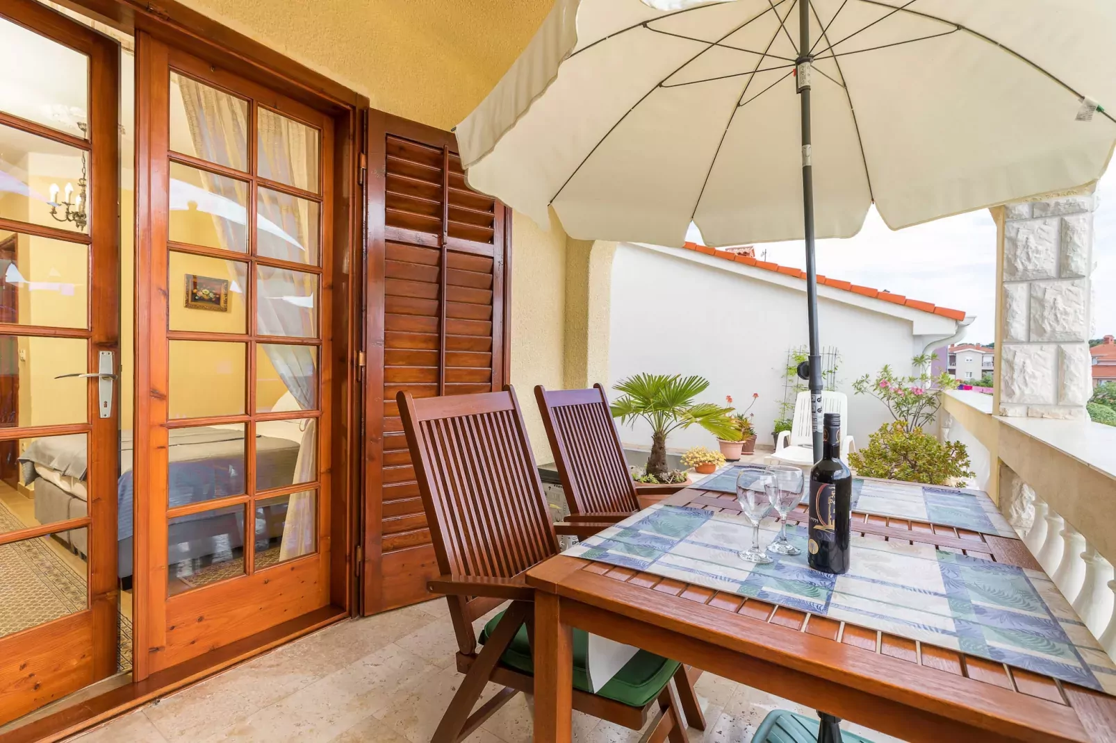 Villa Nada - Room S1-Terrasbalkon