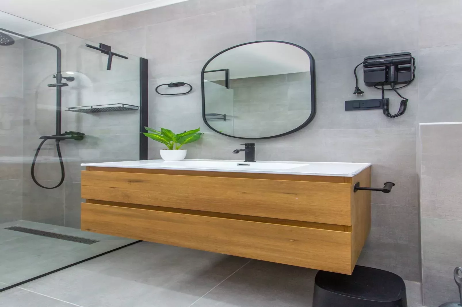 Apartments Alaga - A1-Badkamer