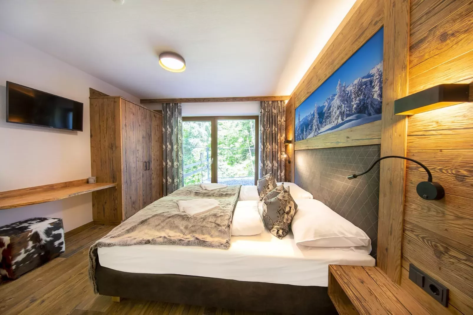 Nationalpark Chalet Reichenbergerspitze-Slaapkamer