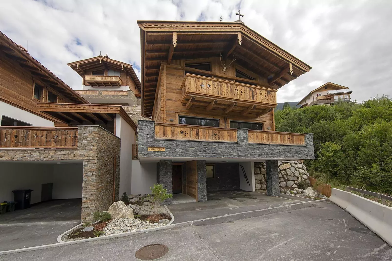 Nationalpark Chalet Rosenspitze-Buitenkant zomer