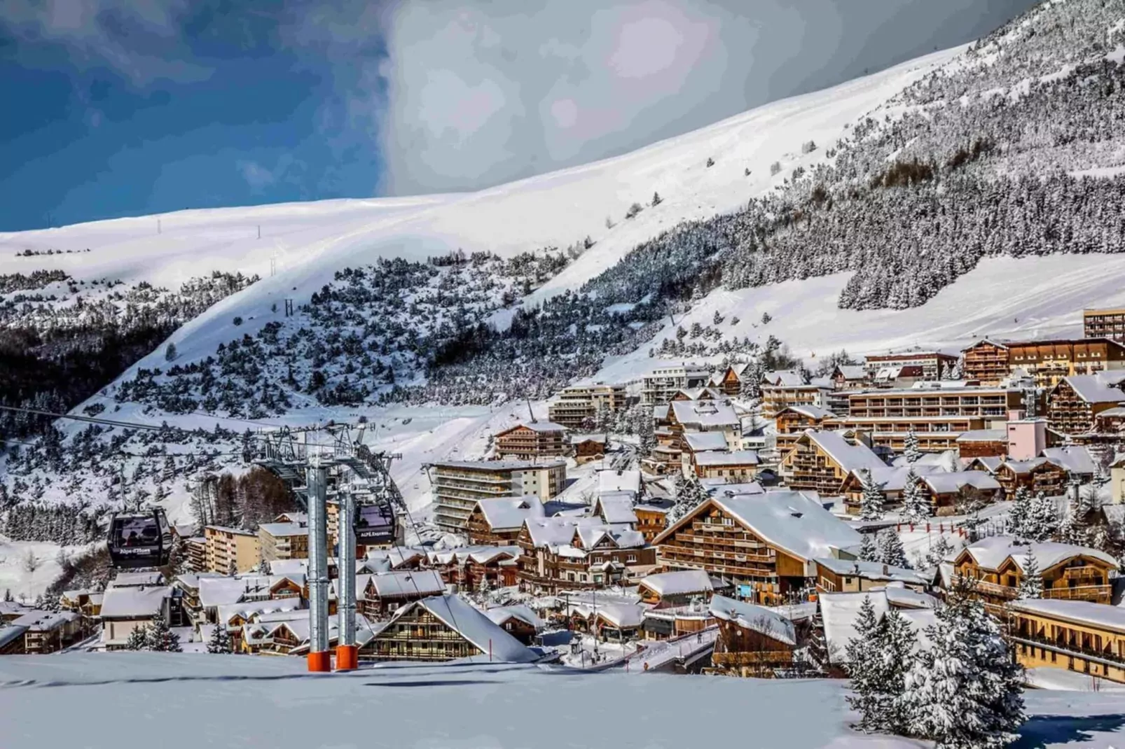 Nationalpark Chalet Schneespitze-Gebied winter 5km