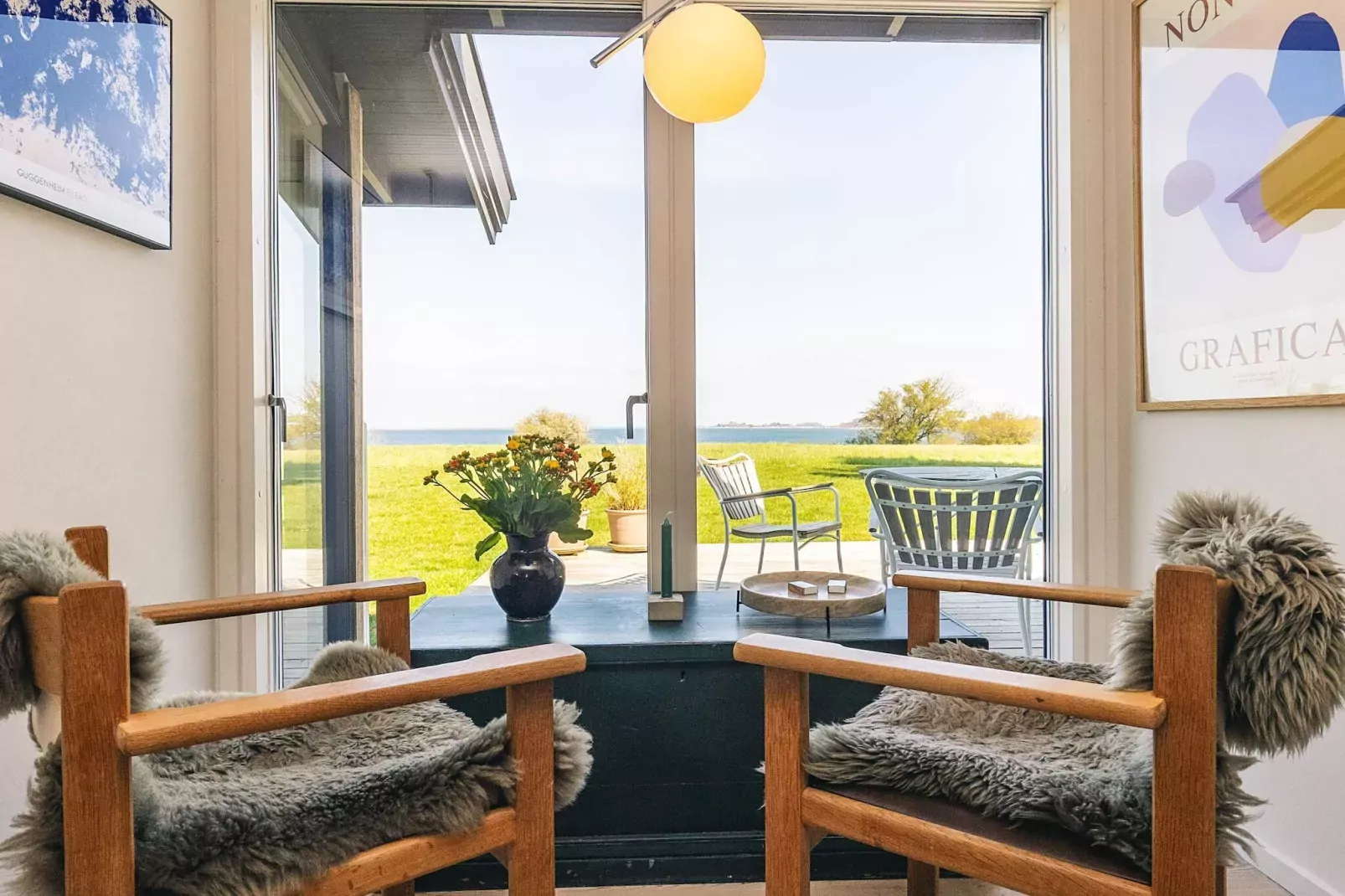 Panoramisch toevluchtsoord in Borgnaes -- By Traum Ferienwohnungen-Binnen