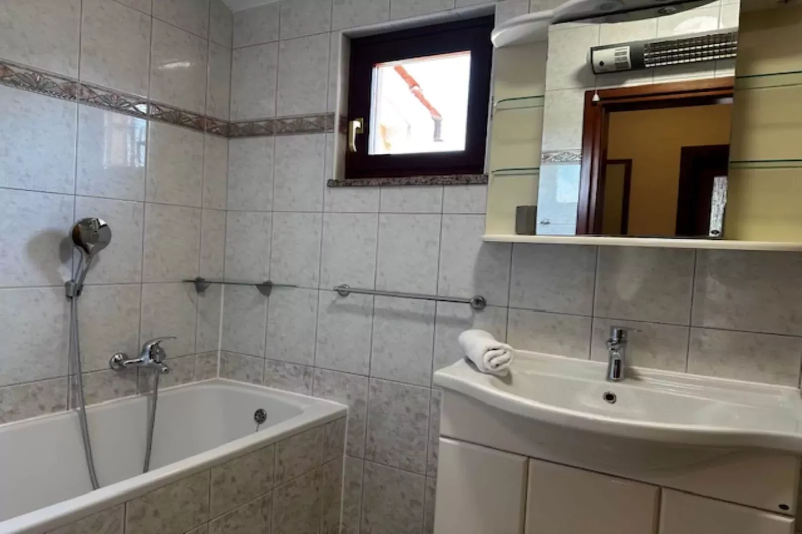 Apartment Branko II in Porec, Istria-Badkamer