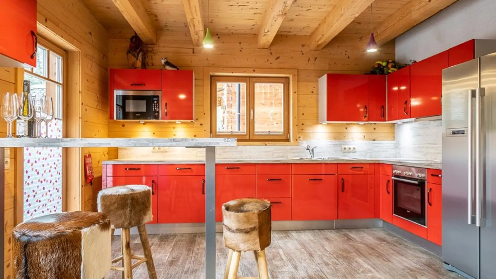 Luxury Lodge Kaprun XL-Keuken