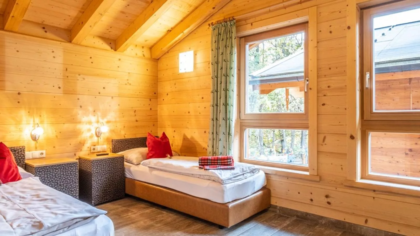 Luxury Lodge Kaprun XL-Slaapkamer
