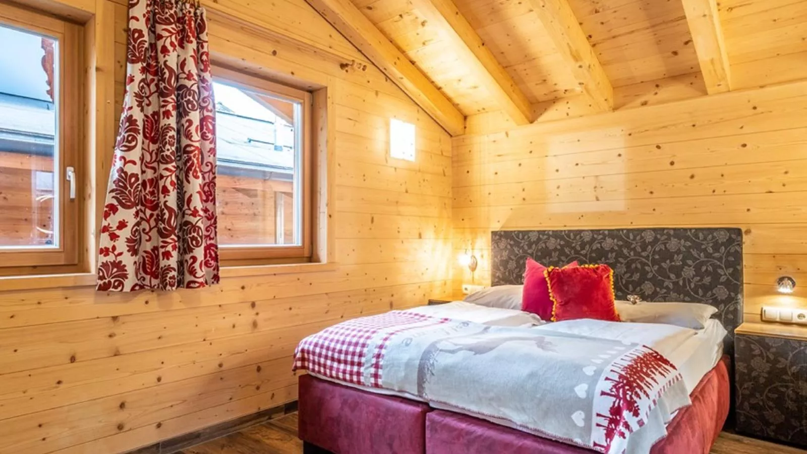 Luxury Lodge Kaprun XL-Slaapkamer