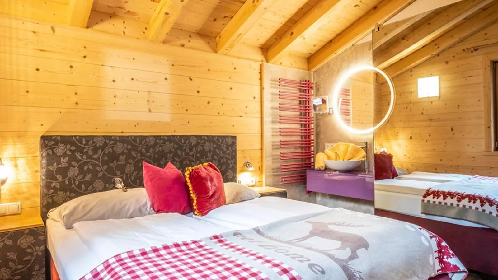 Luxury Lodge Kaprun XL-Slaapkamer