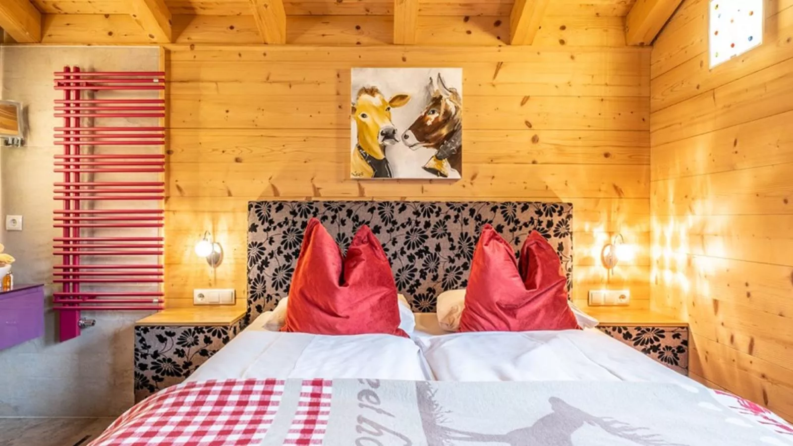 Luxury Lodge Kaprun XL-Slaapkamer
