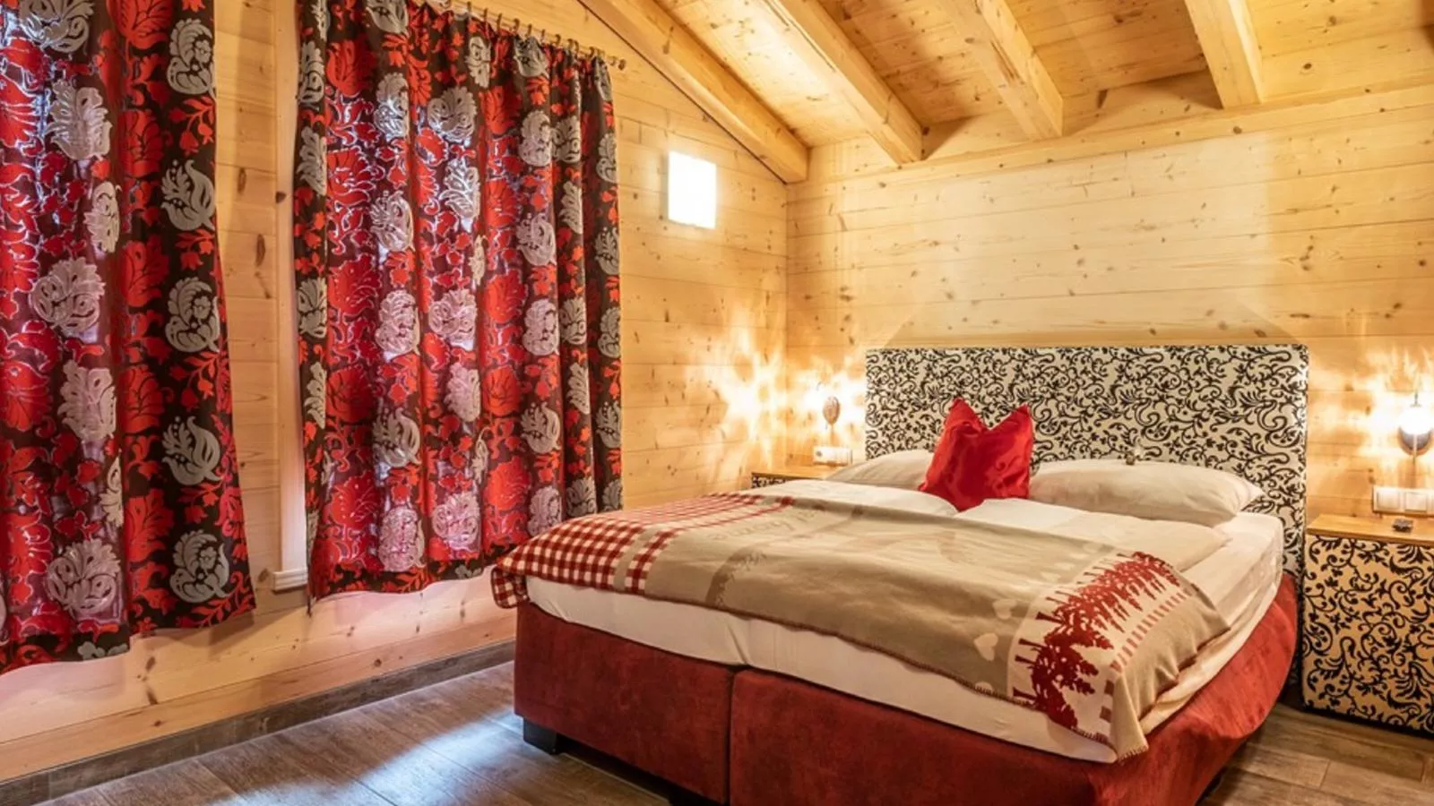 Luxury Lodge Kaprun XL-Slaapkamer