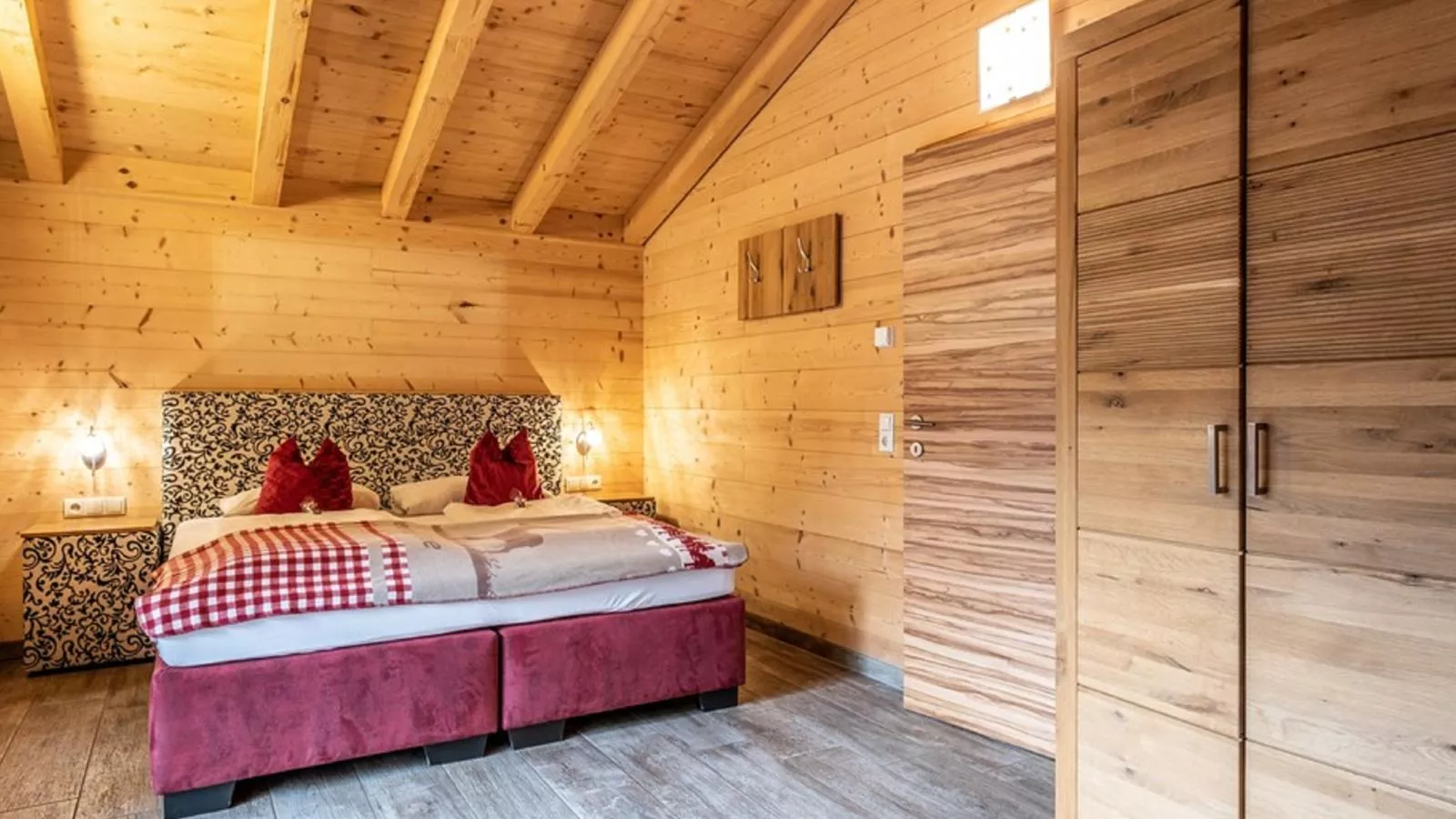 Luxury Lodge Kaprun XL-Slaapkamer