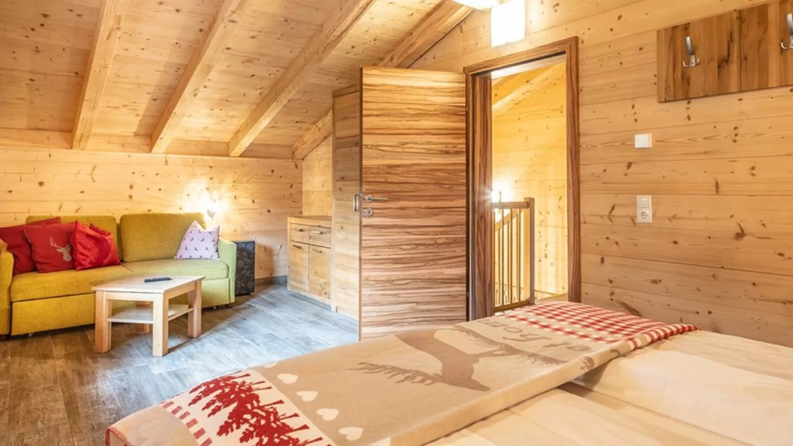 Luxury Lodge Kaprun XL-Slaapkamer