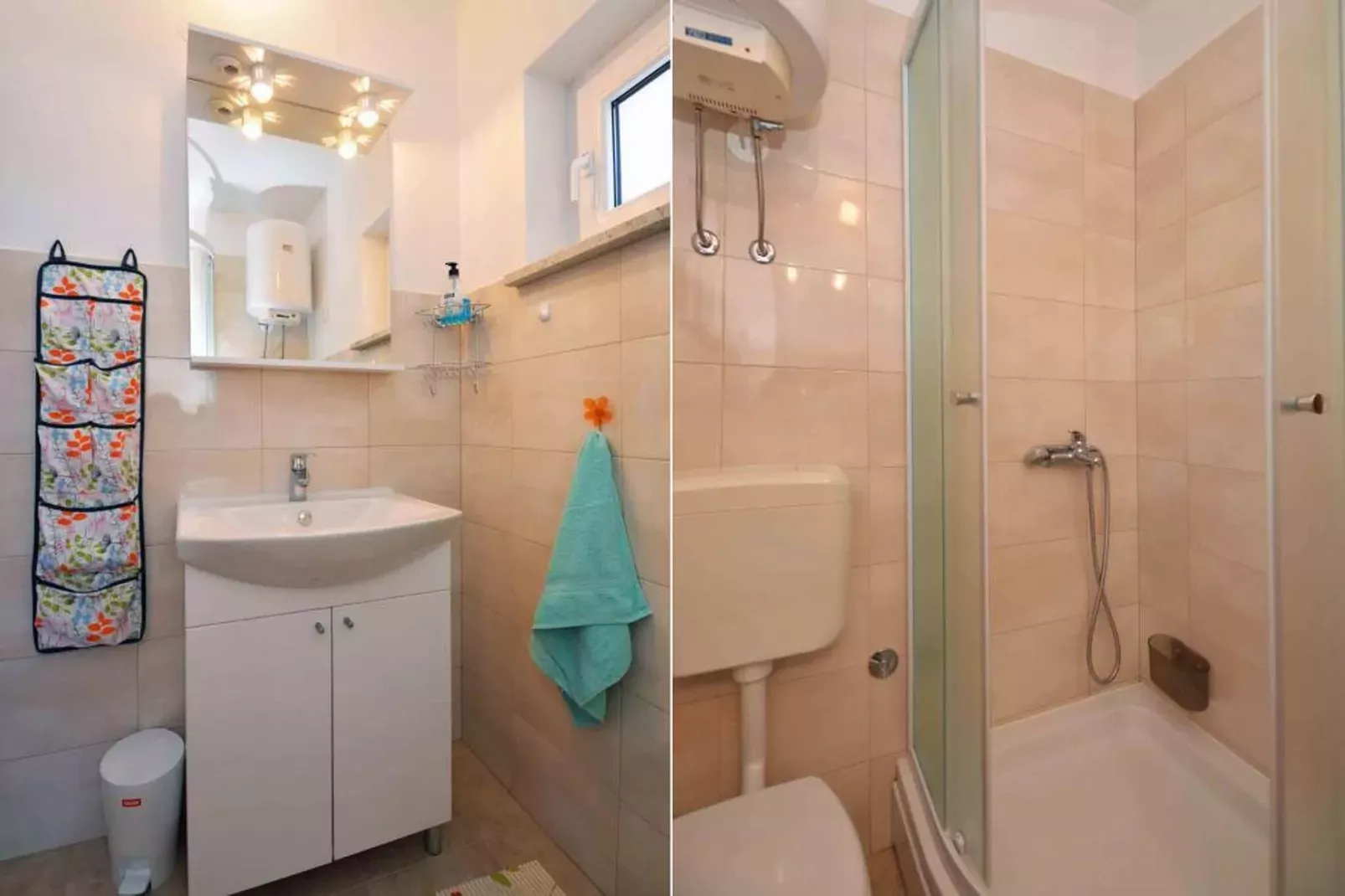 Apartment Pia - two bedroom apartment-Badkamer