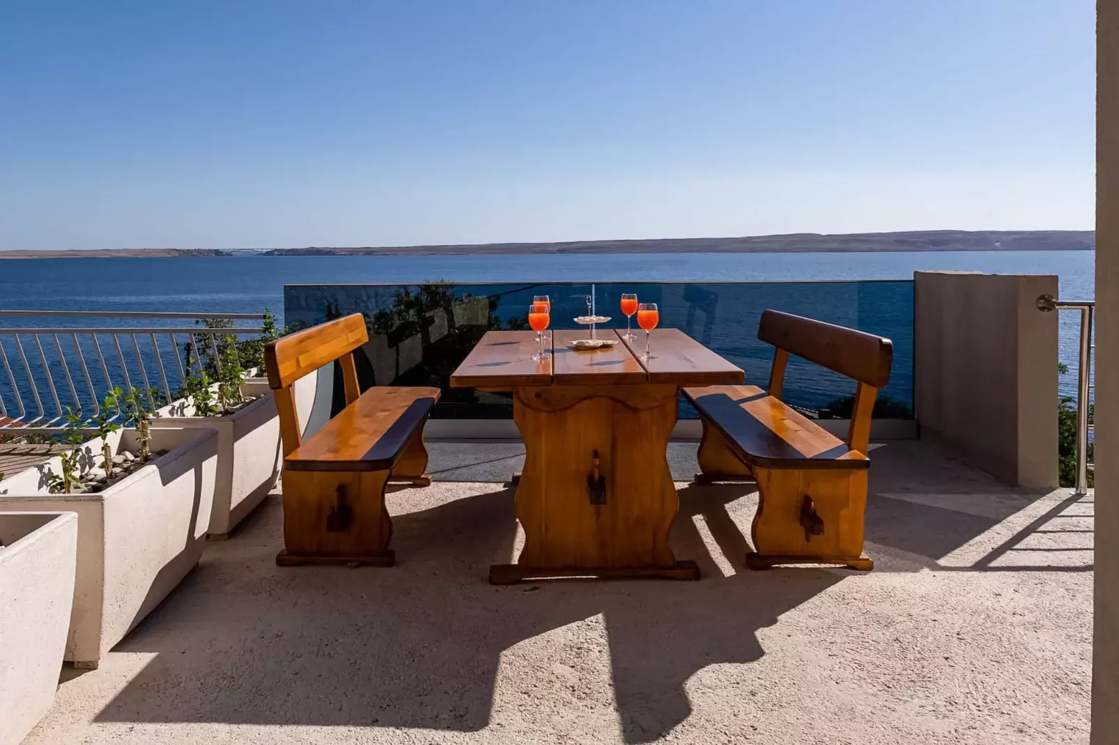 Apartments Rina - one bedroom apartment A2-Terrasbalkon