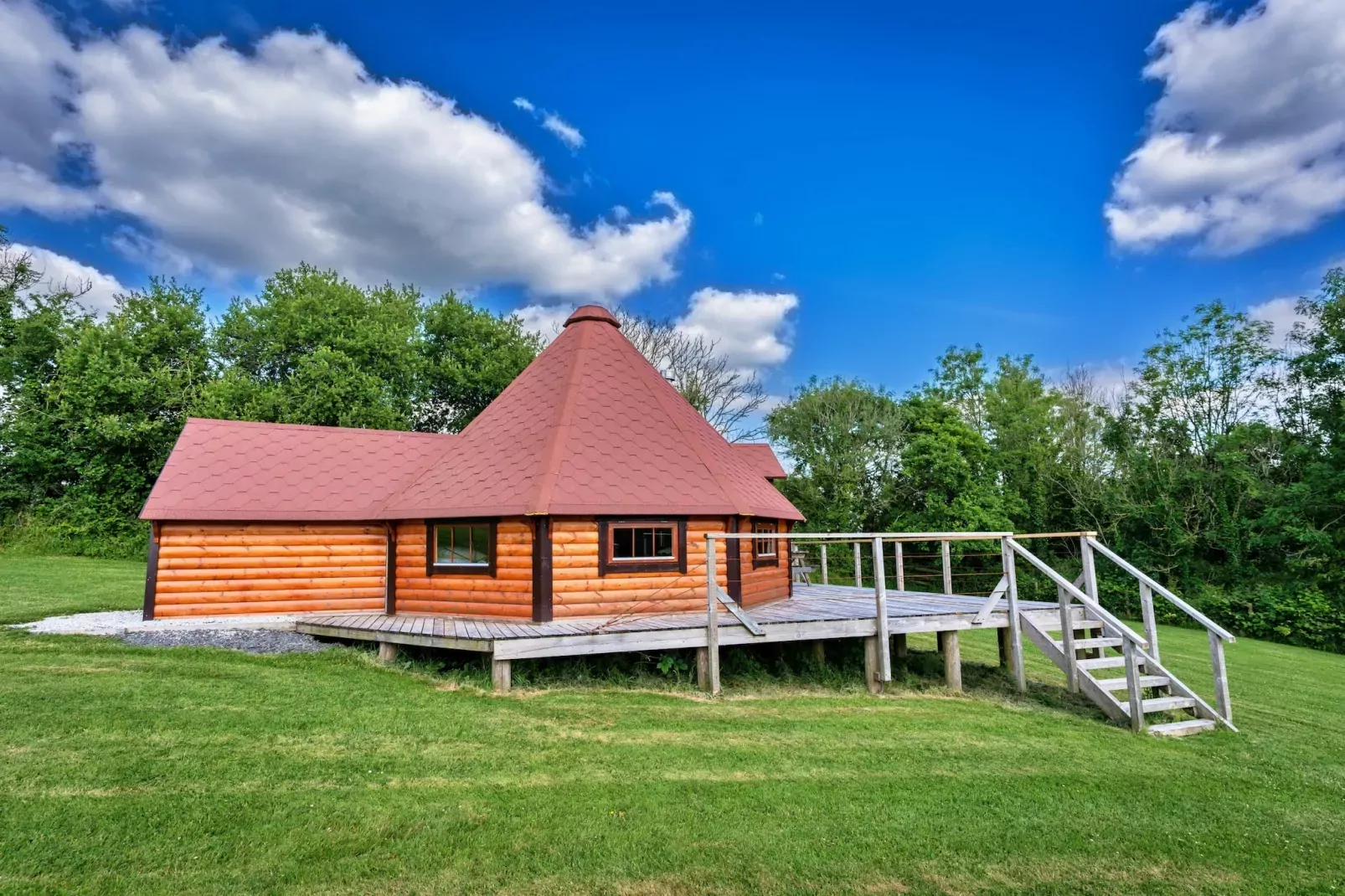 'Dartmoor' Wooden Eco-Lodge-Buitenlucht