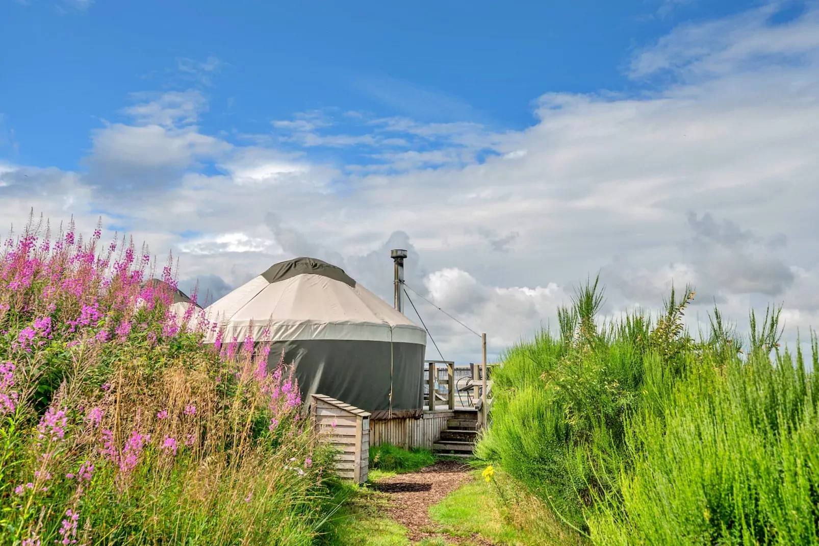 Bramble Yurt-Buitenlucht