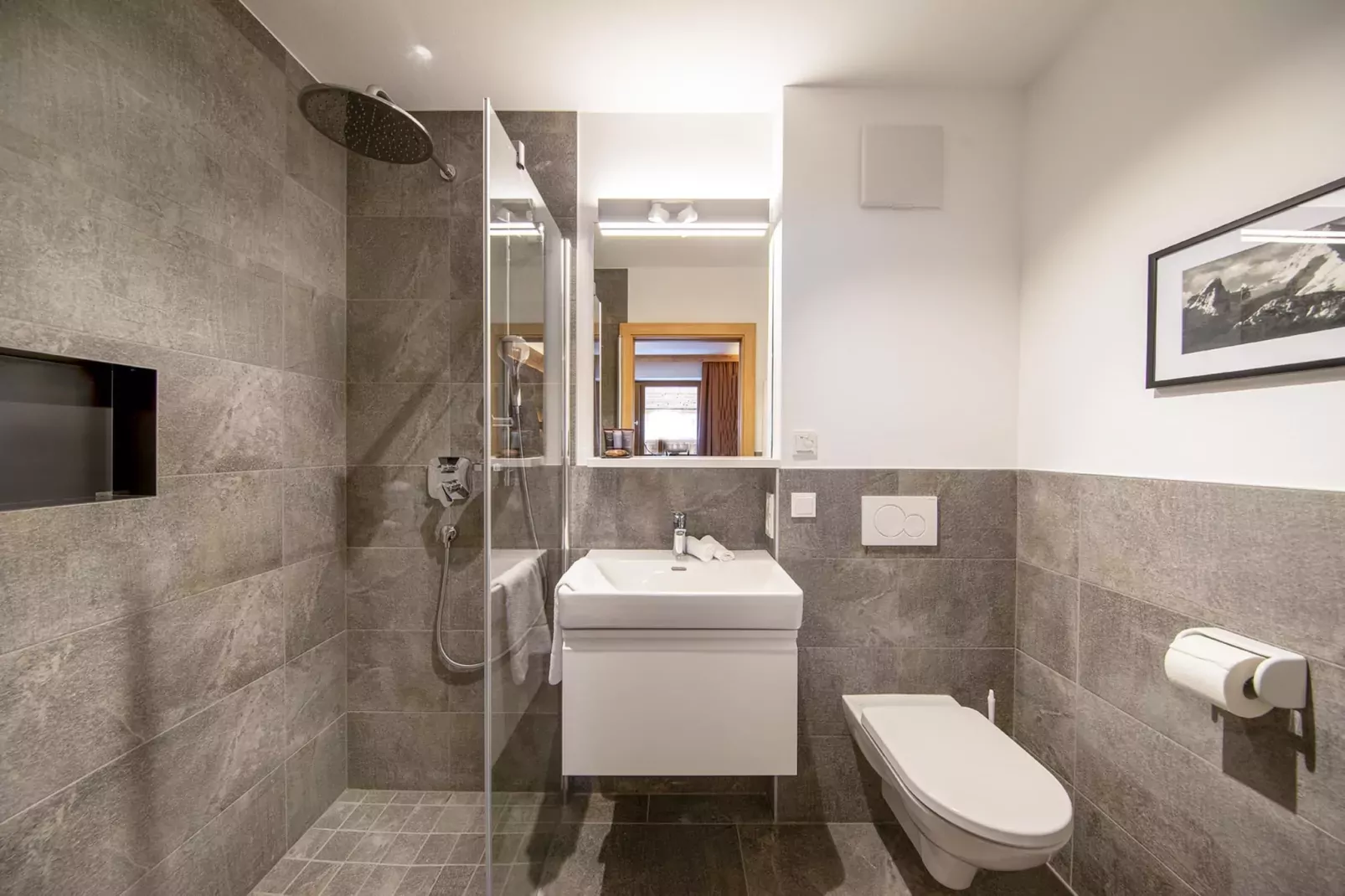 Nationalpark Chalet Mittereggspitze-Badkamer