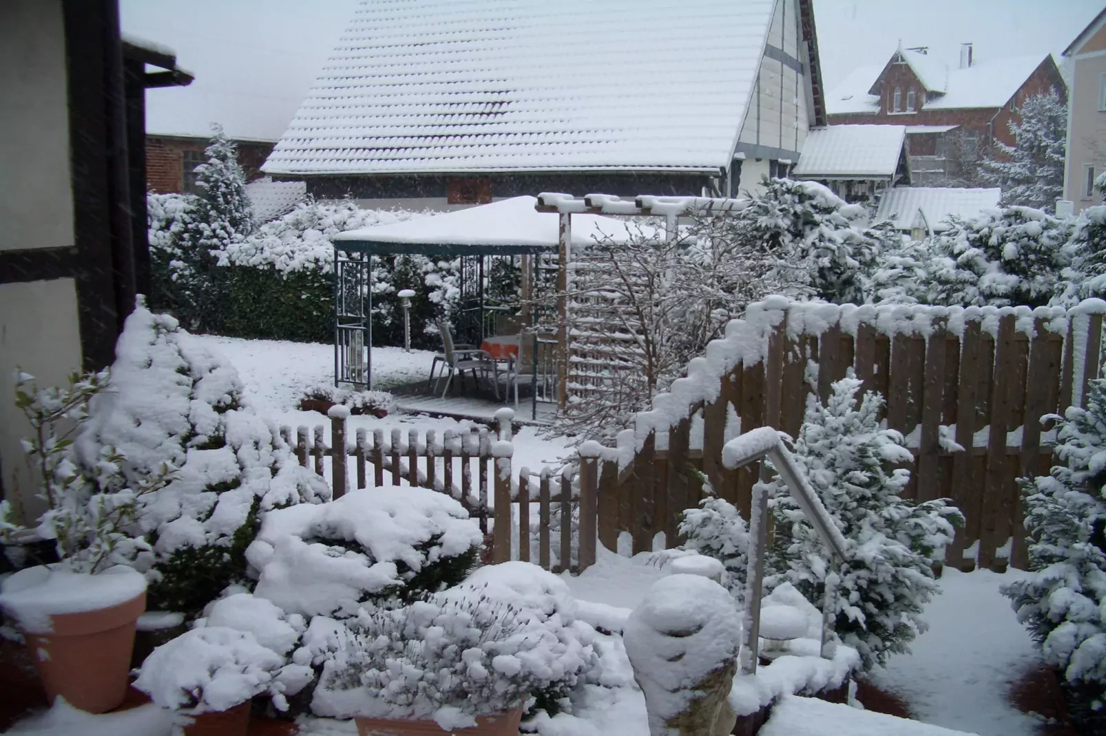 Weserbergland-Tuin winter