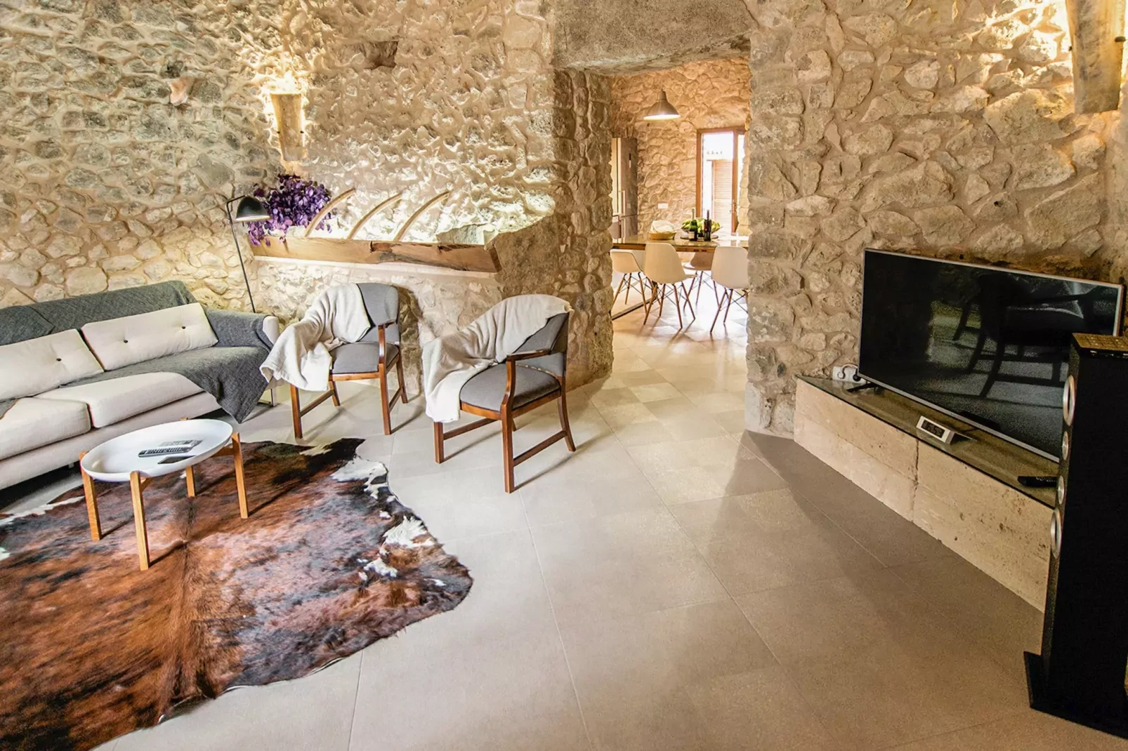 Es Turo Daviu, Finca 5StarsHome Mallorca-Woonkamer