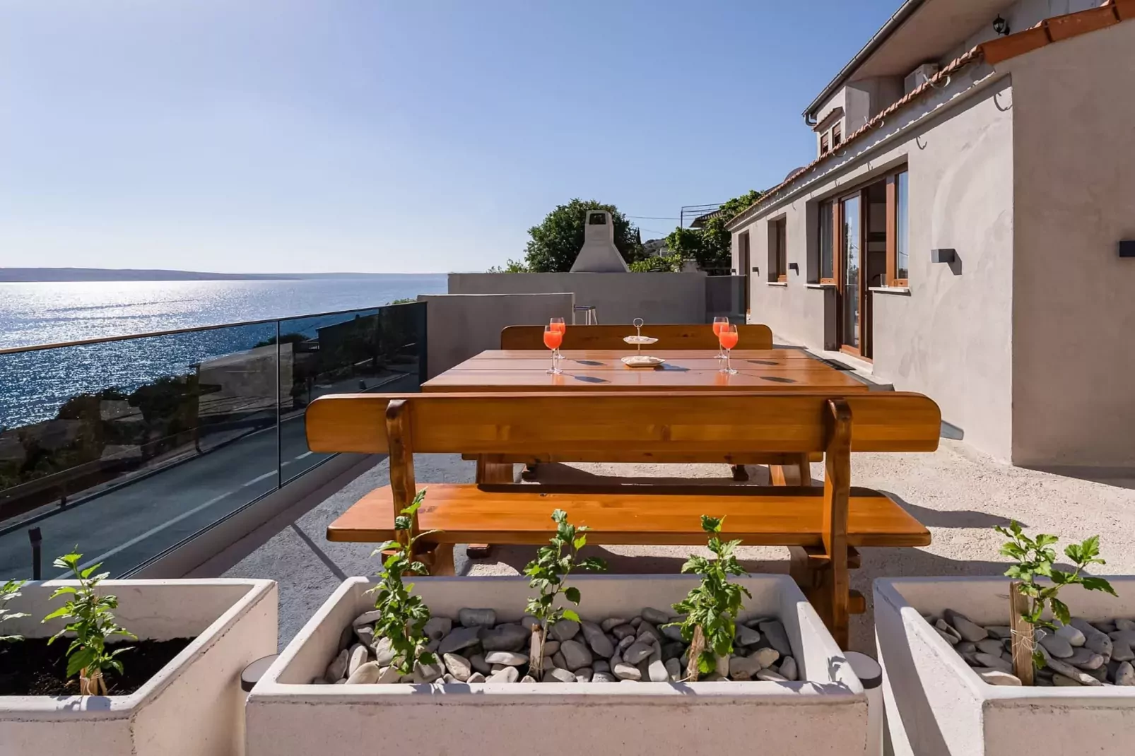 Apartments Rina - one bedroom apartment A2-Terrasbalkon