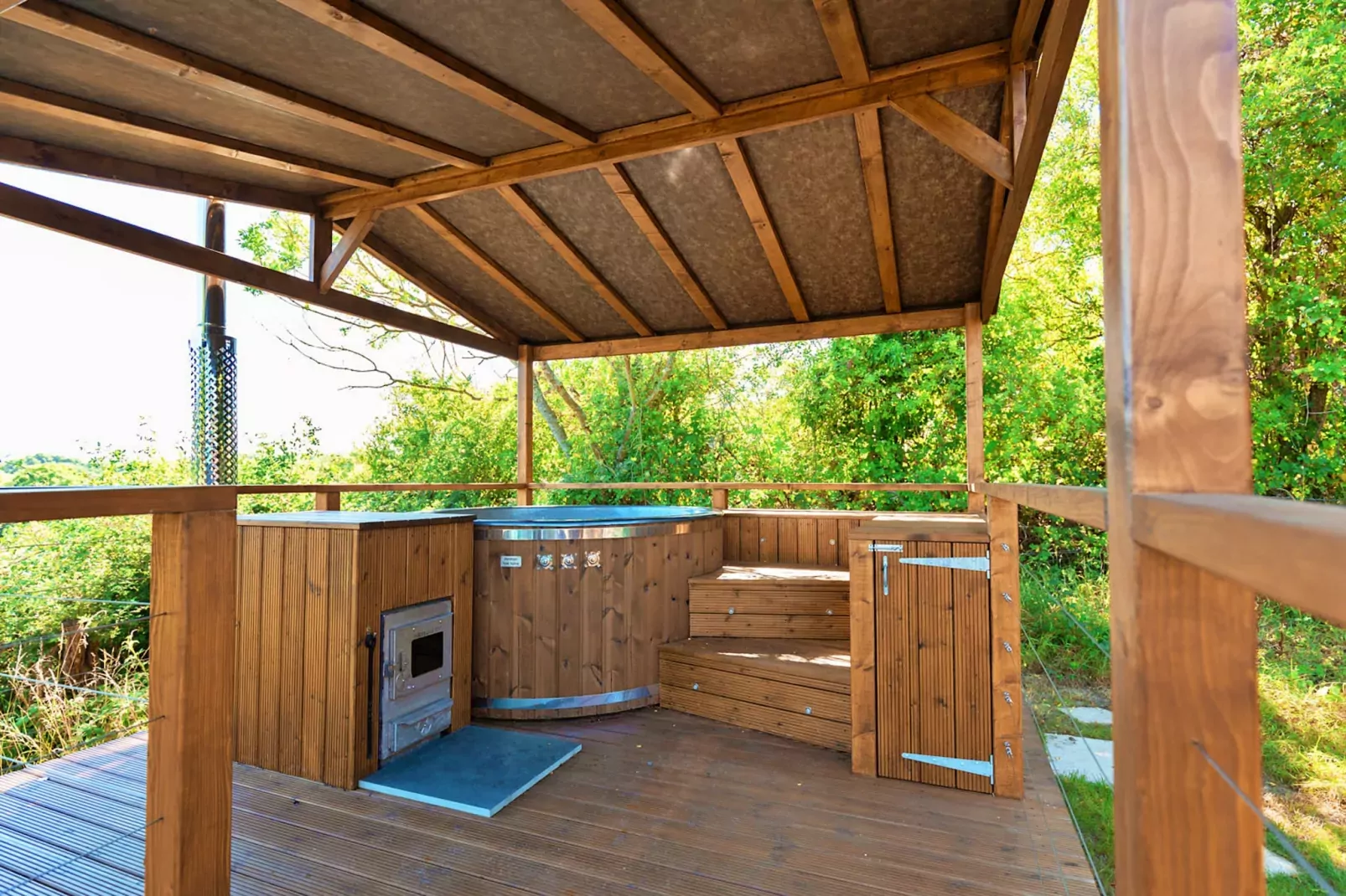 Scotney Luxury Dome-Buitenlucht