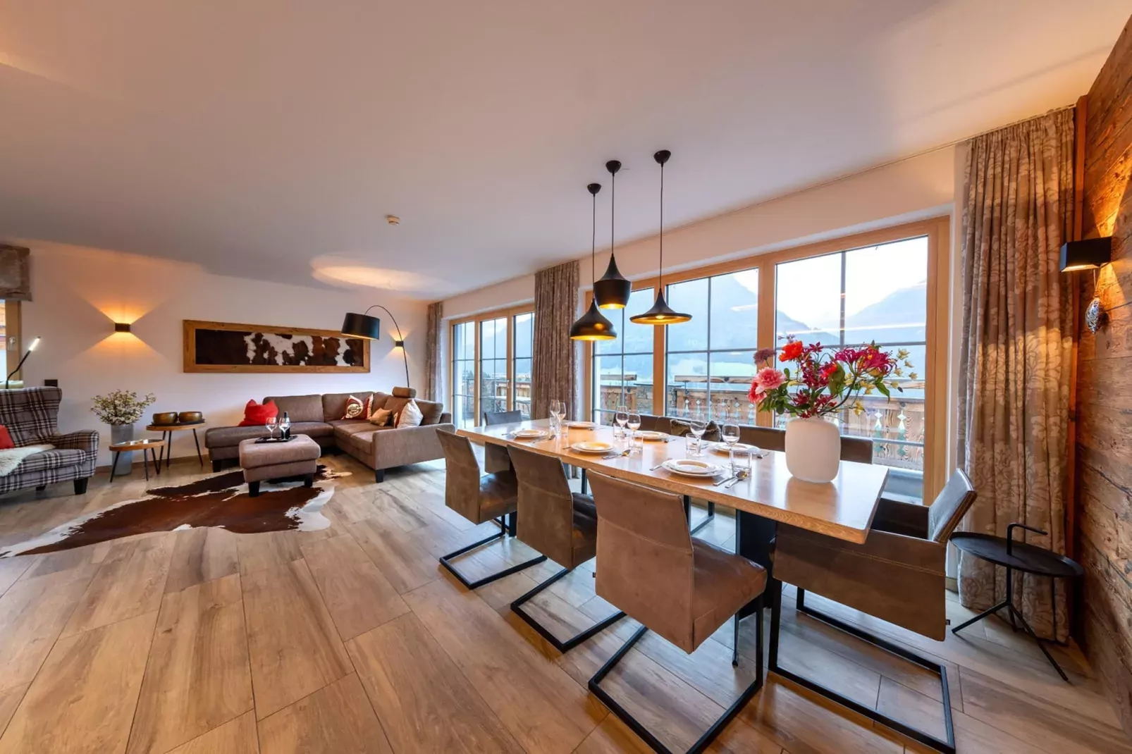 Nationalpark Chalet Schlieferspitze-Eetkamer