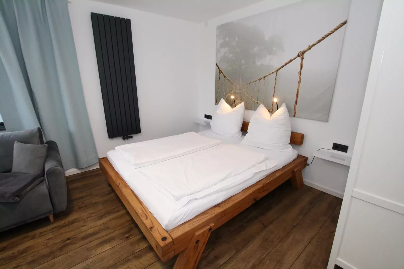 Ferienhaus mit Wasserblick 2 Pers-Slaapkamer