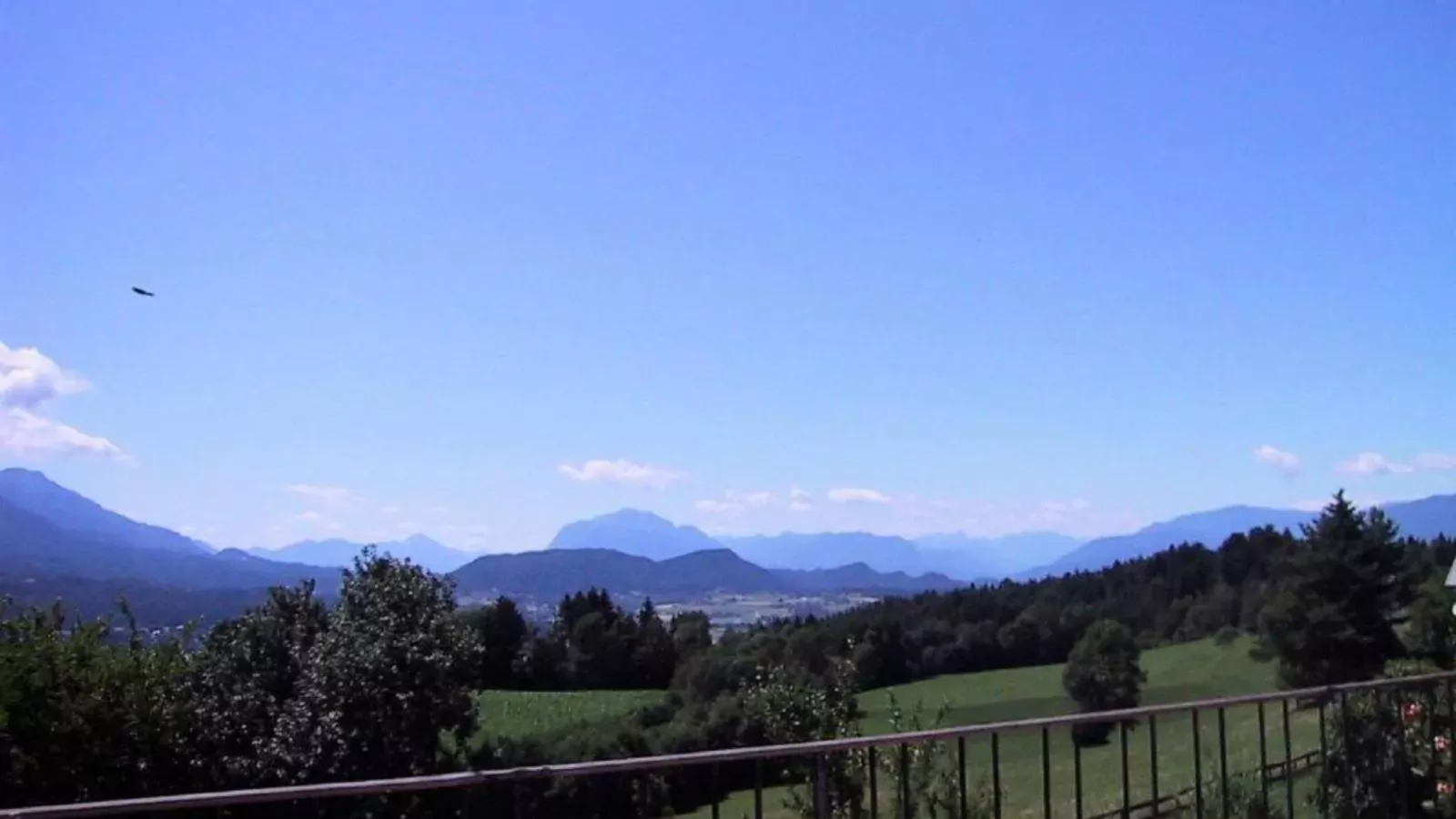 Landhaus Karawankenblick-Uitzicht zomer