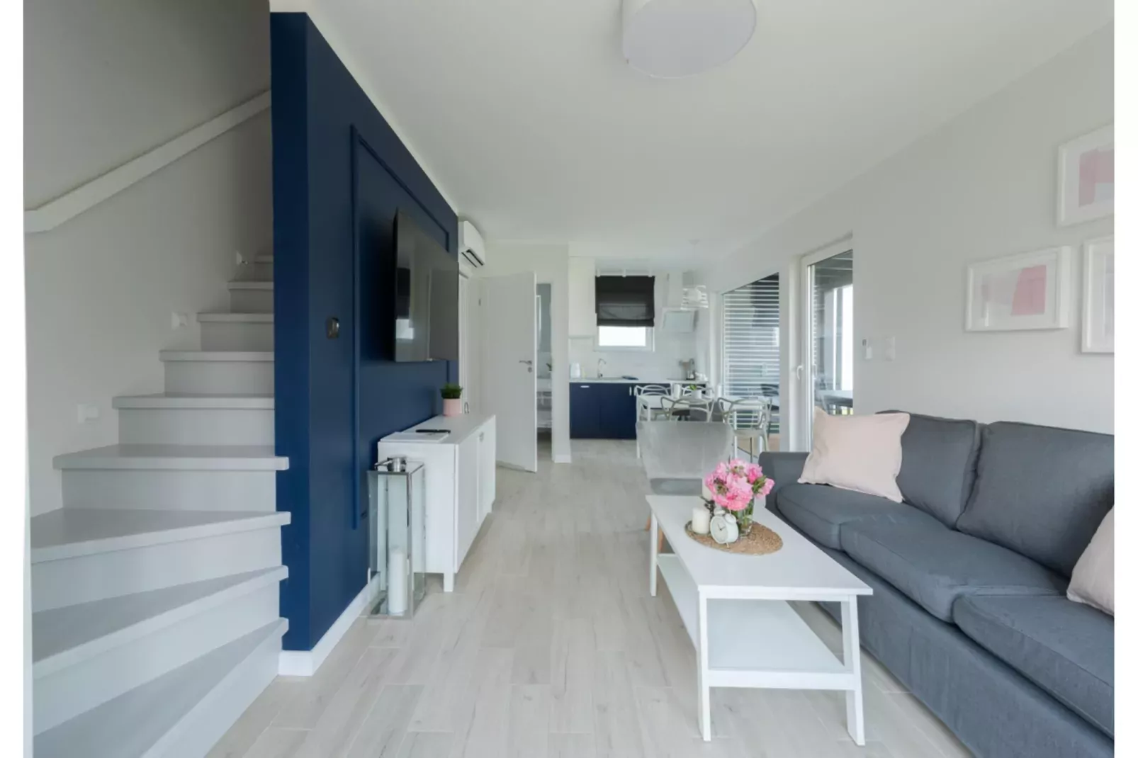 Villa Hoff Ferienhäuser Domek 3 Pers-Woonkamer